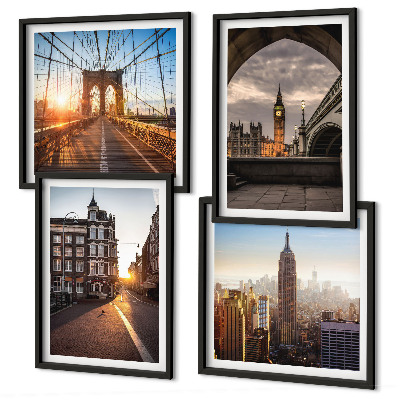 Set tablouri gata de agățat Set de pictură cu vedere la Londra
