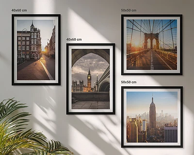 Set de pictură cu vedere la Londra set tablouri gata de agățat
