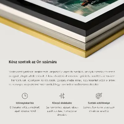 Set de tablouri Oraș de noapte cu lumini neon gata de agățat