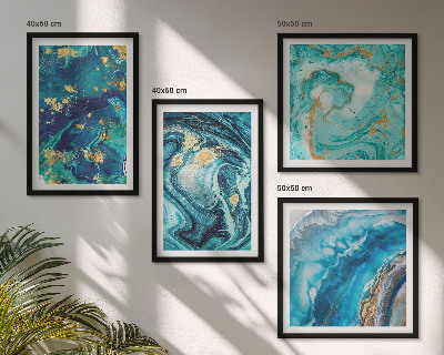 Set tablouri gata de agățat Abstracțiuni de vopsea decorativă