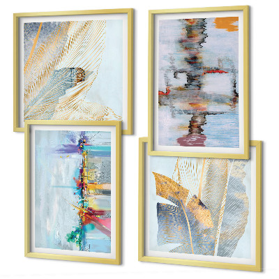 Set tablouri gata de agățat Compoziții de pictură abstractă