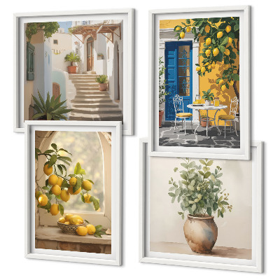 Set tablouri gata de agățat Arhitectura orașului Lemons