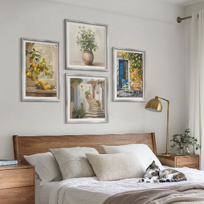 Set tablouri gata de agățat Arhitectura orașului Lemons