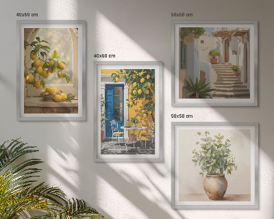 Set tablouri gata de agățat Arhitectura orașului Lemons