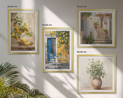 Set tablouri gata de agățat Arhitectura orașului Lemons