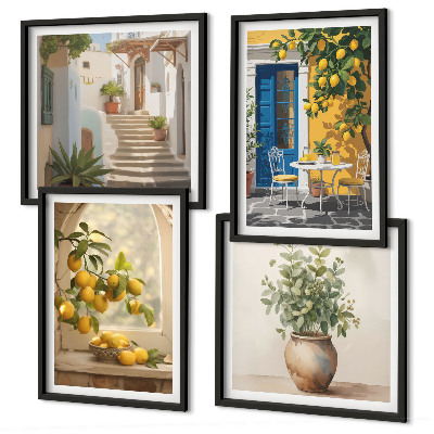 Set tablouri gata de agățat Arhitectura orașului Lemons