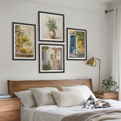 Set tablouri gata de agățat Arhitectura orașului Lemons