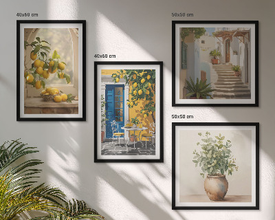 Set tablouri gata de agățat Arhitectura orașului Lemons