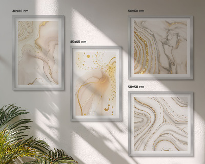 Set tablouri gata de agățat Modele abstracte subtile