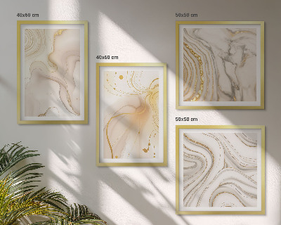 Set tablouri gata de agățat Modele abstracte subtile