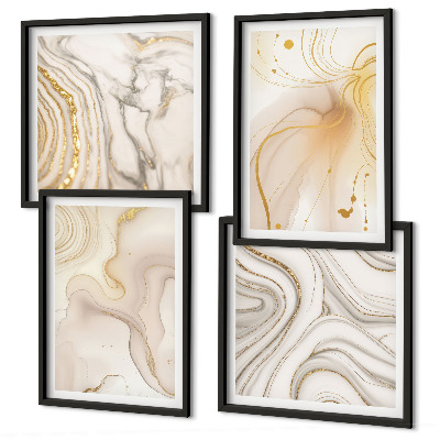Set tablouri gata de agățat Modele abstracte subtile