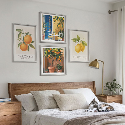 Set tablouri gata de agățat Lămâi și portocale Amalfi