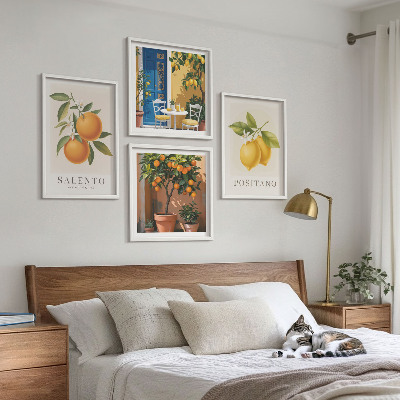 Set tablouri gata de agățat Lămâi și portocale Amalfi