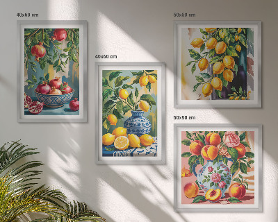 Compoziție de tablouri pentru perete Compoziții de fructe