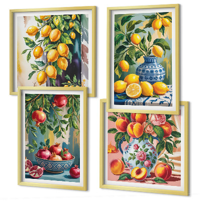 Compoziție de tablouri pentru perete Compoziții de fructe