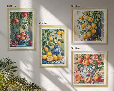 Compoziție de tablouri pentru perete Compoziții de fructe