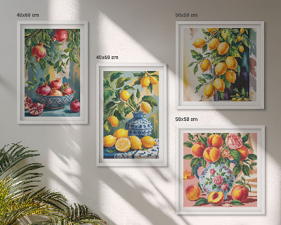 Compoziție de tablouri pentru perete Compoziții de fructe