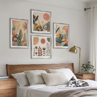 Compoziție de tablouri pentru perete Modele calde de plante Boho