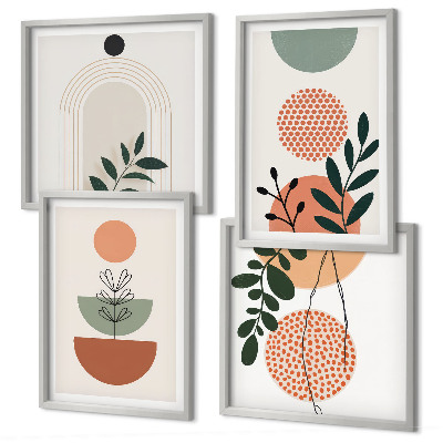Set tablouri gata de agățat Motive vegetale moderne