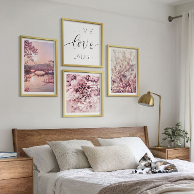 Set tablouri gata de agățat Inspirație de viață pentru podul cu flori