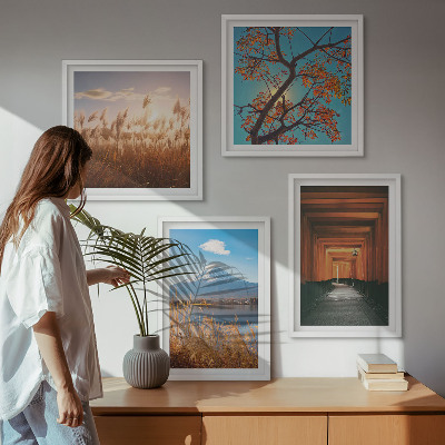 Set tablouri gata de agățat Peisaje naturale japoneze
