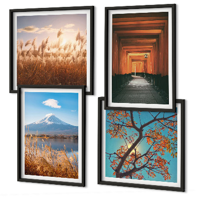Set tablouri gata de agățat Peisaje naturale japoneze