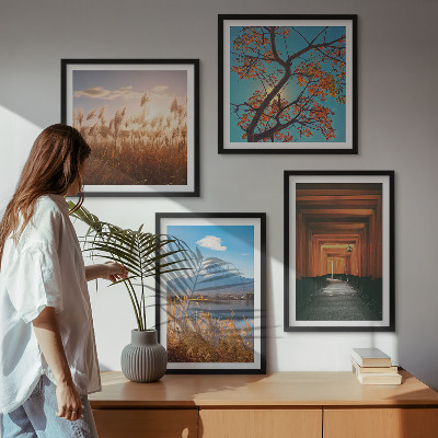 Set tablouri gata de agățat Peisaje naturale japoneze