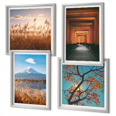 Set tablouri gata de agățat Peisaje naturale japoneze