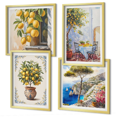 Set tablouri gata de agățat Lămâi la soare