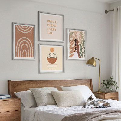 Set tablouri gata de agățat Modele și geometrie elegante ale plantelor