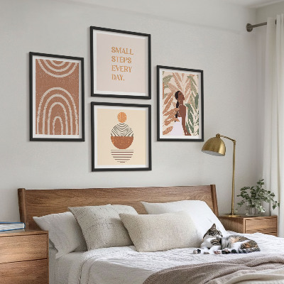 Set tablouri gata de agățat Modele și geometrie elegante ale plantelor