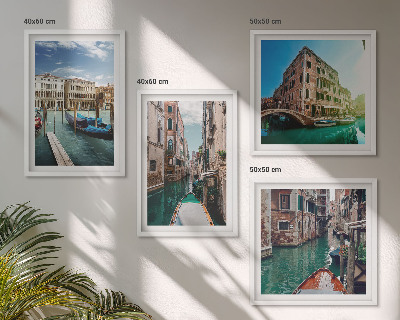 Set tablouri gata de agățat Arhitectura canalelor din Veneția