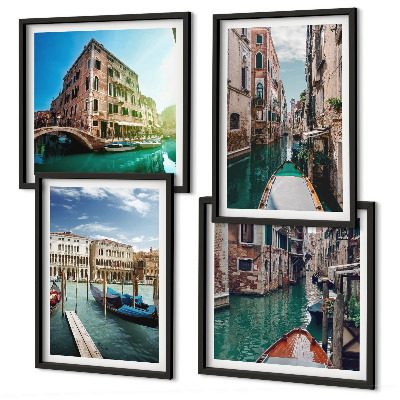 Set tablouri gata de agățat Arhitectura canalelor din Veneția