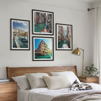 Set tablouri gata de agățat Arhitectura canalelor din Veneția