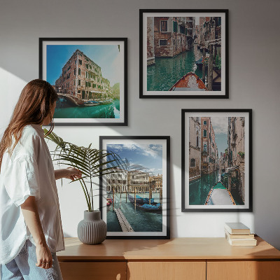 Set tablouri gata de agățat Arhitectura canalelor din Veneția