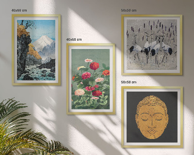 Set tablouri gata de agățat Natura japoneză și stilul Japandi