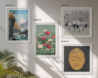 Set tablouri gata de agățat Natura japoneză și stilul Japandi