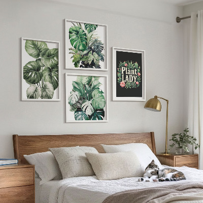 Set tablouri gata de agățat Plante tropicale Plant Lady
