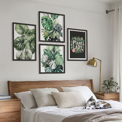 Set tablouri gata de agățat Plante tropicale Plant Lady