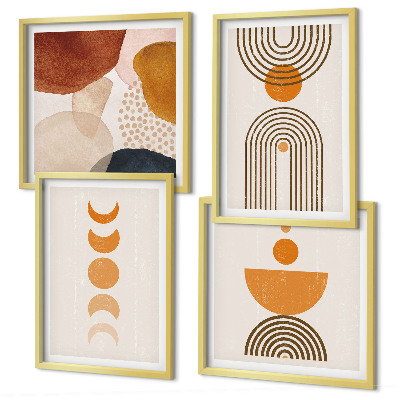 Compoziție de tablouri pentru perete Decorațiuni minimaliste boho