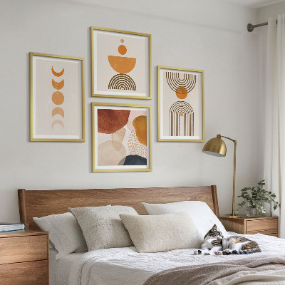 Compoziție de tablouri pentru perete Decorațiuni minimaliste boho