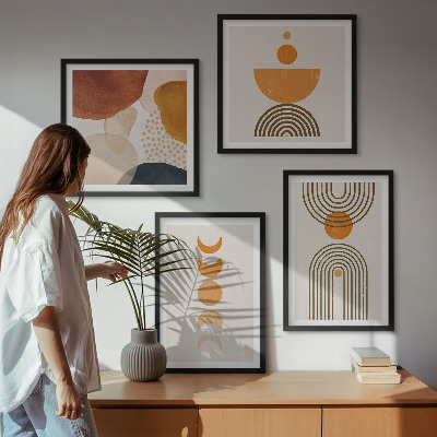 Compoziție de tablouri pentru perete Decorațiuni minimaliste boho