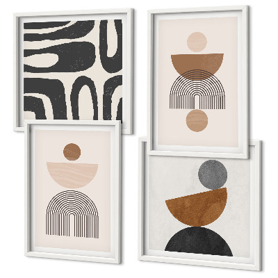 Set tablouri gata de agățat Design boho abstract