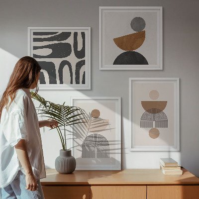 Set tablouri gata de agățat Design boho abstract