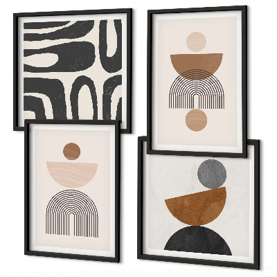 Set tablouri gata de agățat Design boho abstract