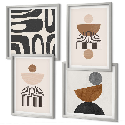 Set tablouri gata de agățat Design boho abstract