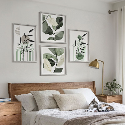 Compoziție de tablouri pentru perete Compoziții de plante Boho