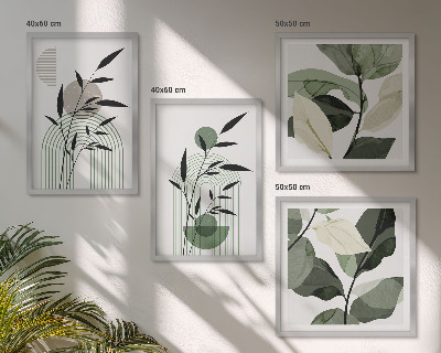 Compoziție de tablouri pentru perete Compoziții de plante Boho