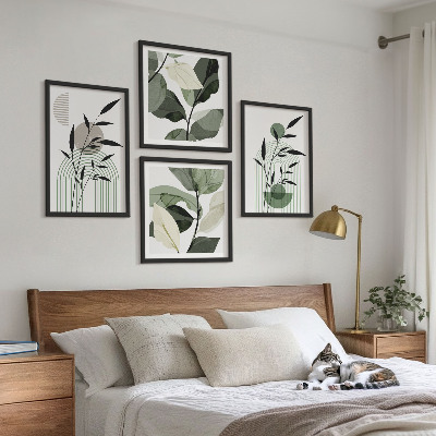 Compoziție de tablouri pentru perete Compoziții de plante Boho