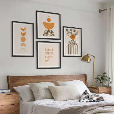 Set tablouri gata de agățat Modele boho minimaliste